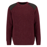 Barbour Raisthorpe Crew Neck Jumper in Fired Brick